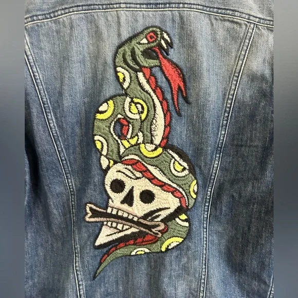 Diesel Industry Wild Spirit Women’s Jeans Jacket Size M - Picture 3 of 16